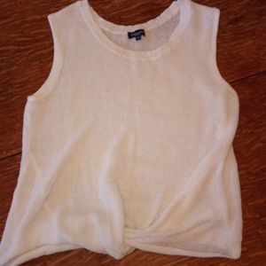 Splendid Womens Sleeveless Knit Top White Size  X
